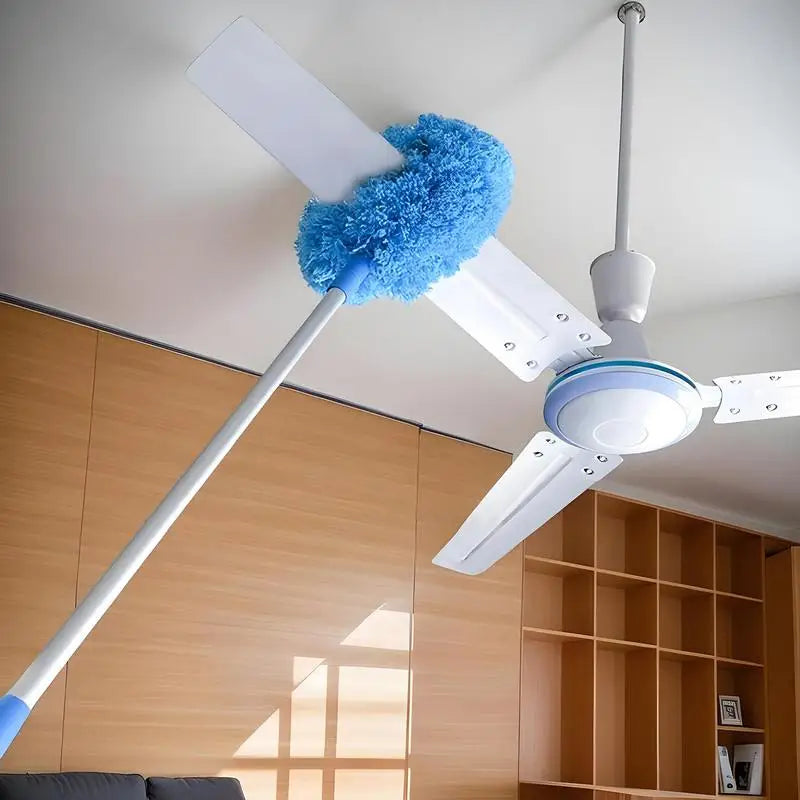 High Ceiling Fan Duster - Extendable Cleaning Tool for Fans & Cobwebs