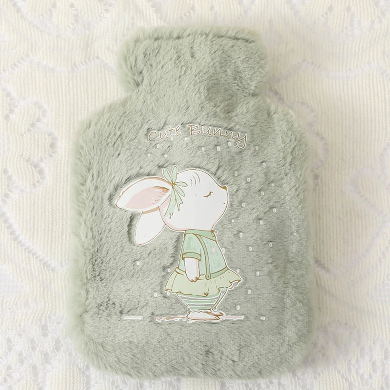 Cartoon Plush Rabbit Bear Hot Water Bottle