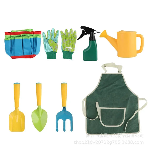 Kids Candy Color Garden Tools Children Gardening Trowel Shovel Rake