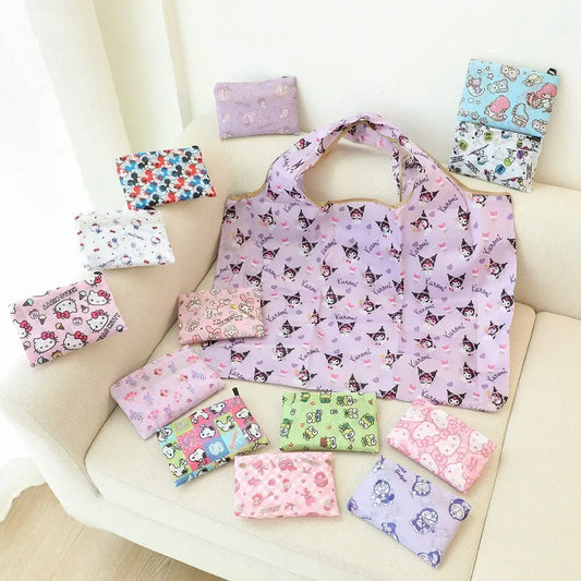 Hello Kitty Shopping Bag | Foldable Eco-Friendly Tote Bag