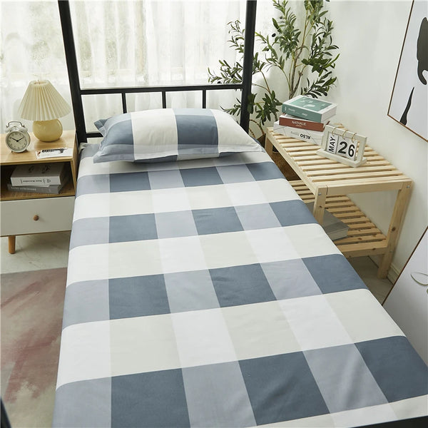 Printed Bed Sheet 1pc For Single Bed 120 210cm Home Textile Modern