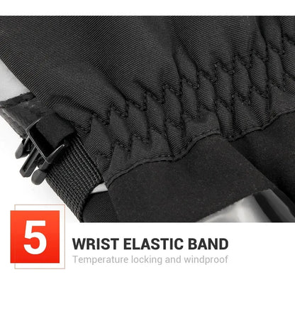 Waterproof Windproof Warm Winter Gloves with Anti-slip
