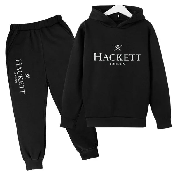 Kids Leisure Letter Print 2pcs Hoodie Pants Tracksuits 4 14 Years