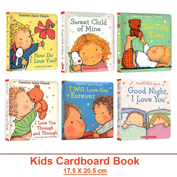 Kids English Picture Cardboard Book Emotions Feelings Enlightenment