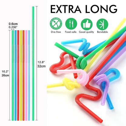 Colorful Drinking Straws – Wedding & Party Supplies, Kitchen Essentials