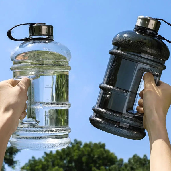 2l Petg Large Capacity Water Bottle Training Sports Workout Drink