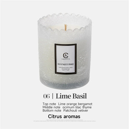 Luxury Scented Soy Candle - Natural Essential Oil for Sleep & Stress Relief