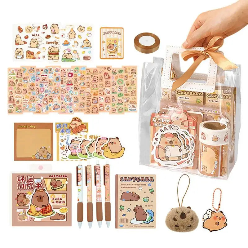 Capybara Stationery Set – Graduation & Birthday Gift