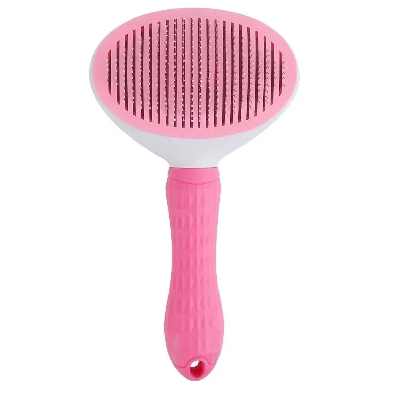 Self-Cleaning Pet Brush – Dematting Comb for Dogs & Cats