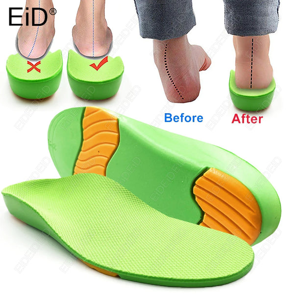 Kids Gel Insoles For Shoes Children Flatfoot Health Sole Boy Girl