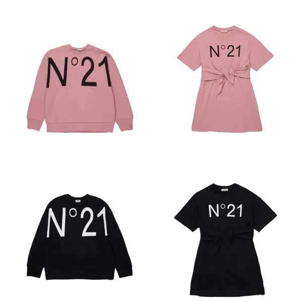 Kids Sweatshirts Ss26 Boys Girls Cute Print Shorts Princess Sweater