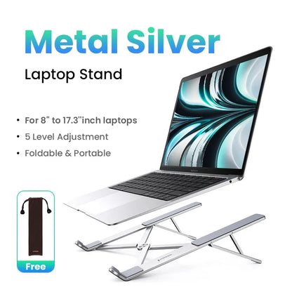 Foldable Aluminum Laptop Stand for MacBook Air Pro