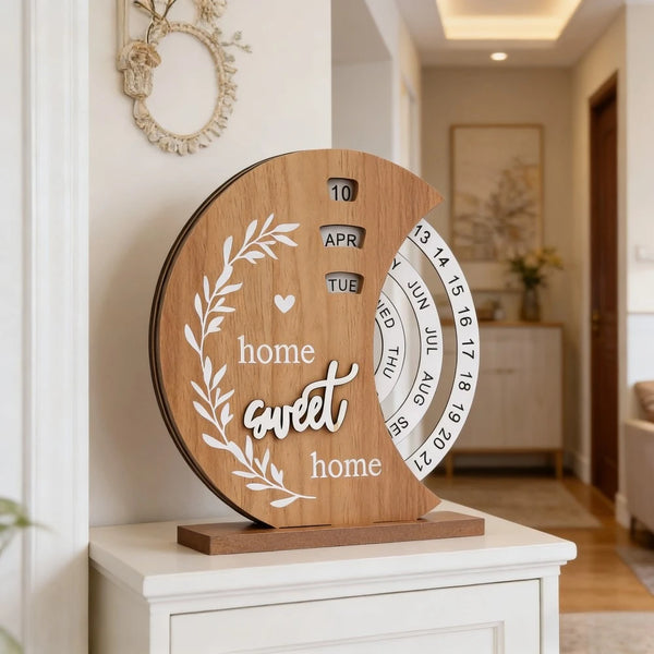 Wooden Creative Calendar Easy Assembly Manual