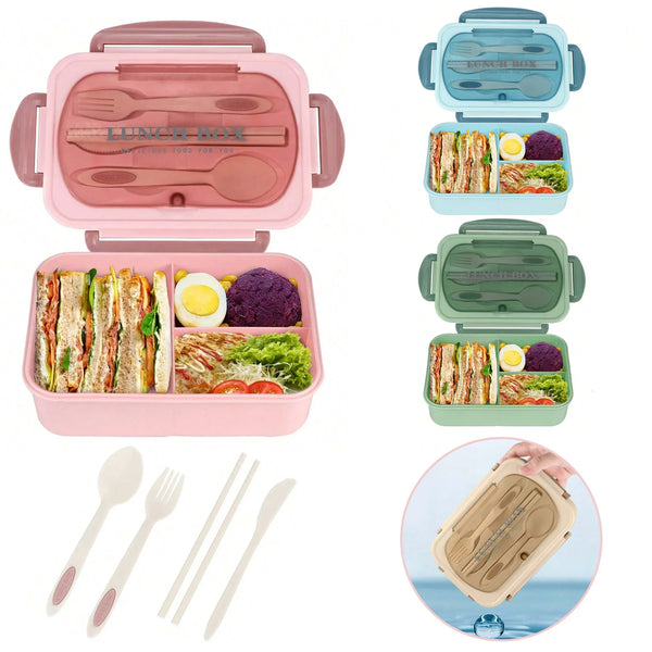 Bento Box Adult Lunch Box Containers For Adults Men Women With 4
