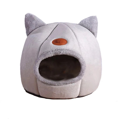 Cozy Winter Cat Bed – Cave Nest for Cats & Small Dogs
