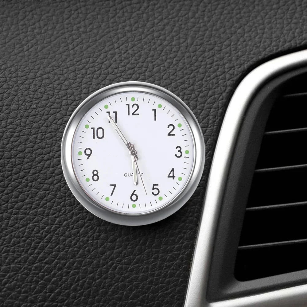 Luminous Stick-On Mini Digital Car Clock | Auto Accessories