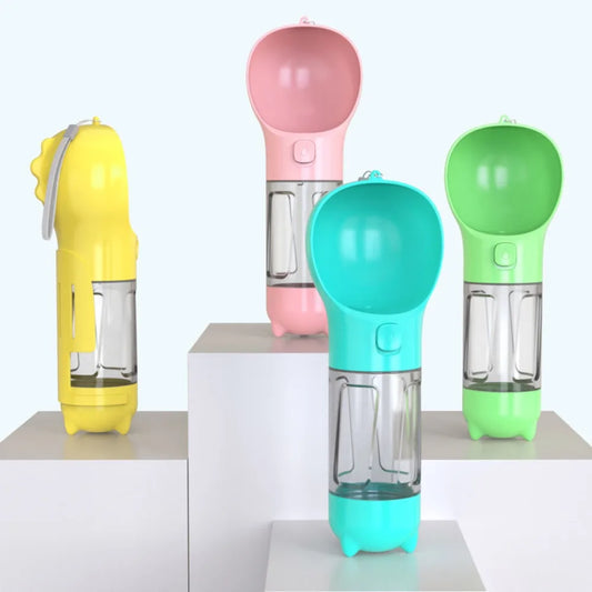 3 in 1 Pet's water bottle | Best Dog's Care Gadget | Leak Proof Water Bottle with Trash Bag and Shovel | Dog Food Feeder