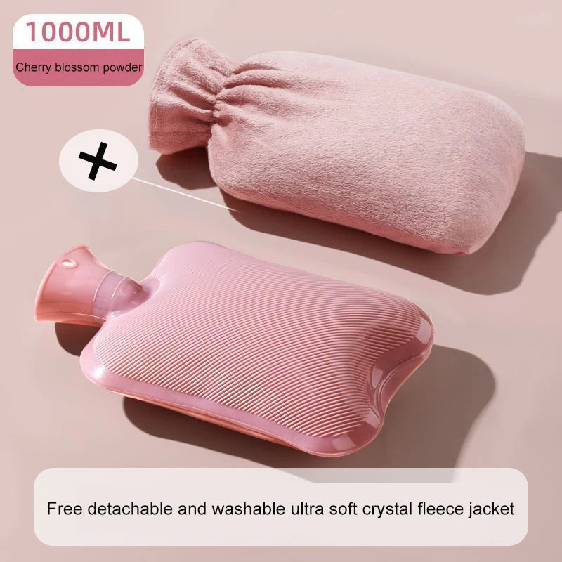 2000ml Plush Hot Water Bag | PVC Explosion Proof & Heat Resistant