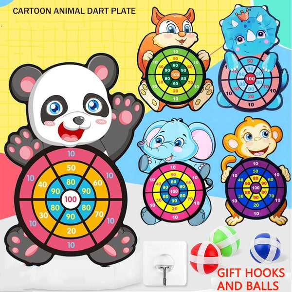 Child Montessori Toys For Kids 2 To 4 Years Old Cartoon Animal Dart