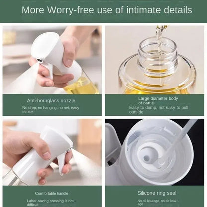 Oil Spray Bottle – Atomized Mist for Air Fryers & Cooking