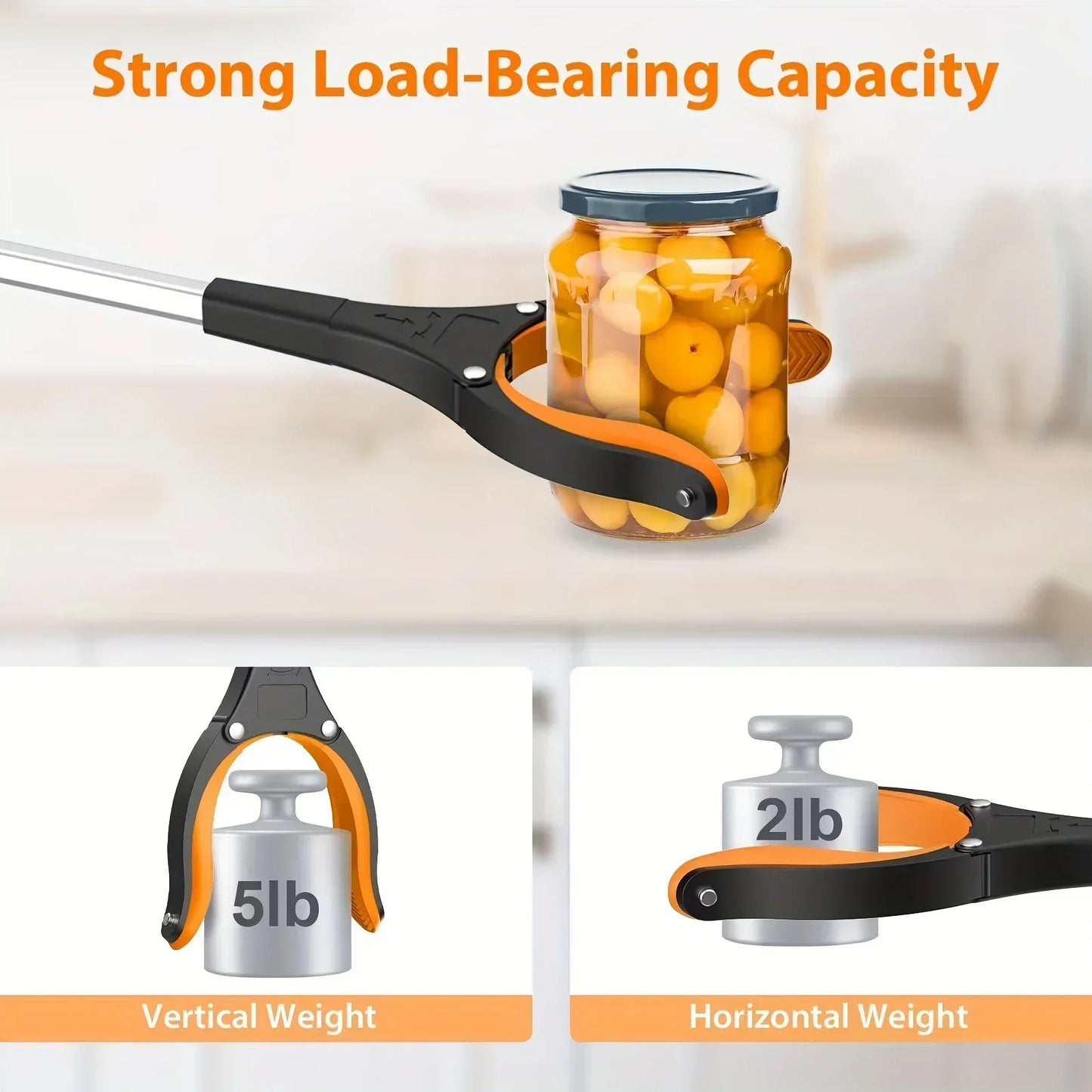 Garbage Picker Gripper With 360 ° Rotating 32" Lightweight Gripper for the Elderly