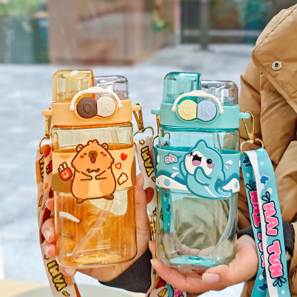 Cartoon Children S Water Bottle School Specific Kettle Portable Anti