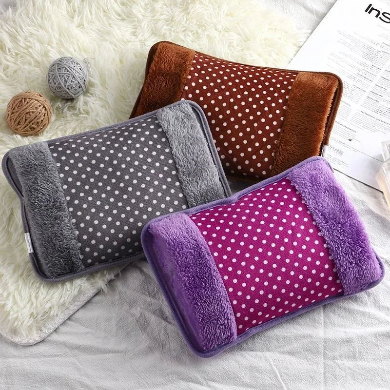 Rechargeable Electric Hot Water Bag | EU Plug Hand Warmer