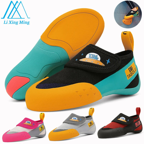 Kids Rock Climbing Shoes Professional Outdoor Beginners Mesh Non