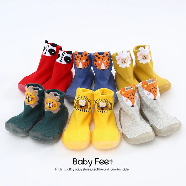 Baby Socks Shoes Infant Cute Cartoon Kids Boy Shoes Soft Rubber Sole