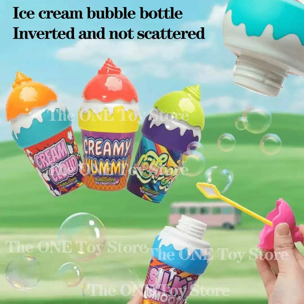 New Bubble Bottle Toys Soap Bubbles Inverted Without Spilling