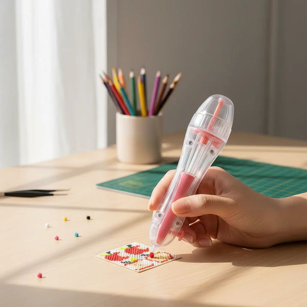DIY Beaded Pens 2 6mm 3d Pixel Puzzle Bead DIY Automatic Bead Pen