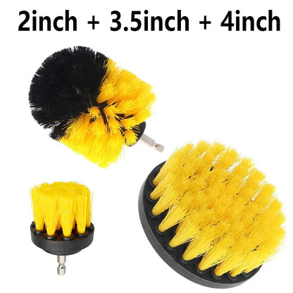 Drill Brush Attachment Set - Power Scrubber Cleaning Tool Kit