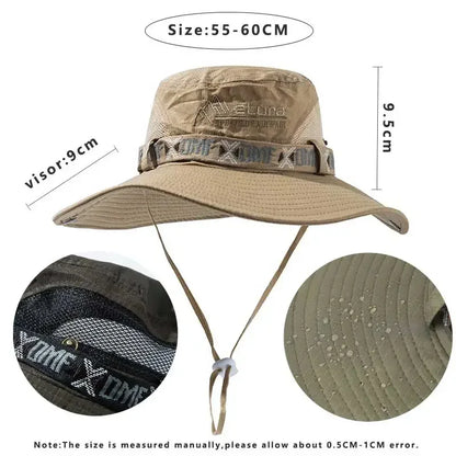 Men's Summer Bucket Hat - UV Protection Panama Safari Hat