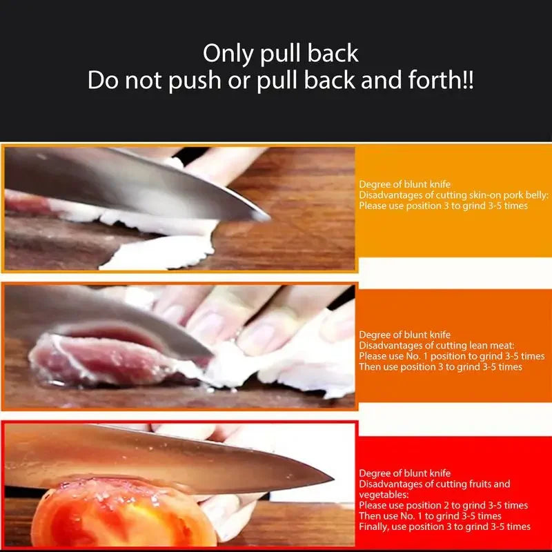 Multifunctional 4-Stage Knife Sharpener