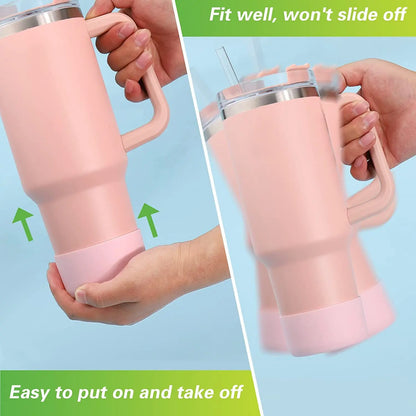 Silicone Insulated Cup Protective Sleeve - Non-Slip Boot for 40oz, 30oz, 20oz Bottles