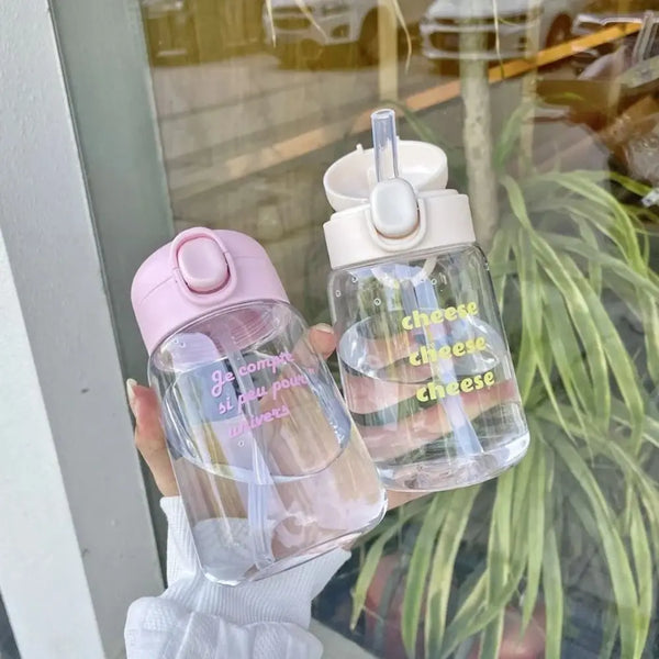 Creative 400ML Kids Sippy Cup Leak Proof With Straw Cartoon Water