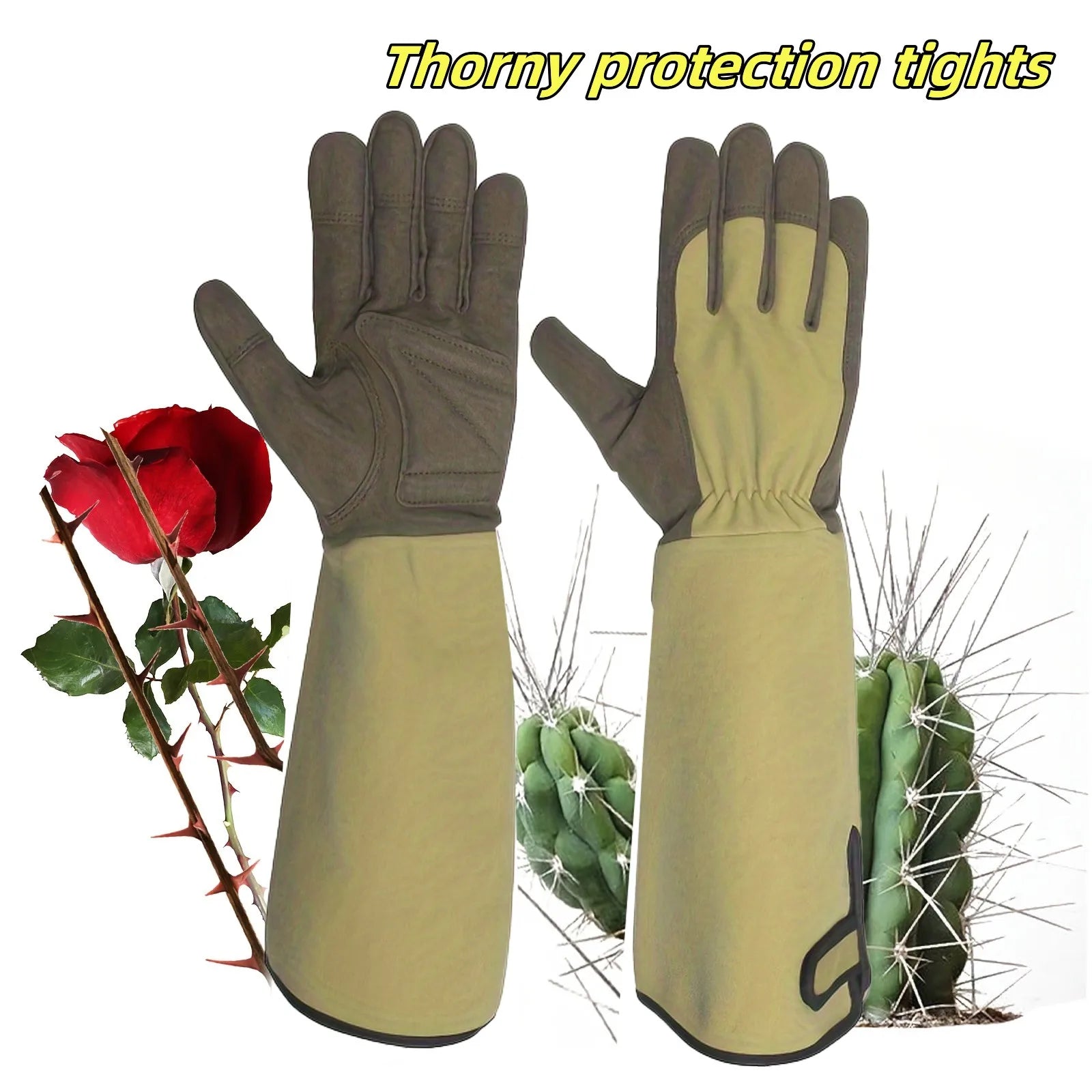 SALTONLINE STORE Thorn Proof Long Gloves | Rose Pruning & Digging