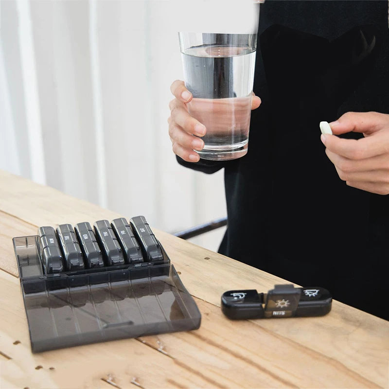 7-Day Pill Organizer with 21 Grids