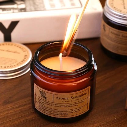 Scented Soy Candles - Smokeless Aromatic Luxury Decor