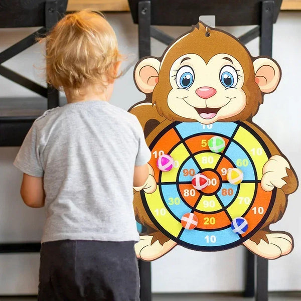 Educational Games Dart Board Stickey Ball Dart Kid Toy Child Ball