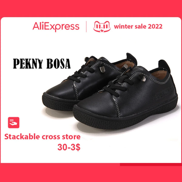 Pekny Bosa Kids Barefoot Shoes Spring Summer Children Leather Shoes