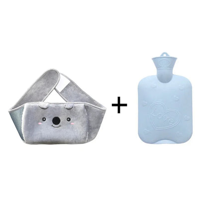Hot Water Bottle Bag | Plush Waist Cover for Pain Relief