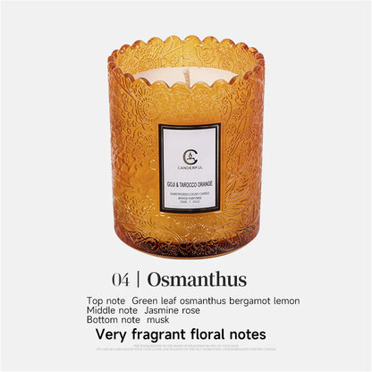 Luxury Scented Soy Candle - Natural Essential Oil for Sleep & Stress Relief