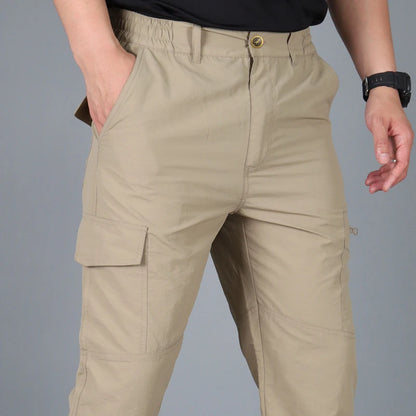 Men's Tactical Cargo Pants - Waterproof & Wear-Resistant Outdoor Trousers