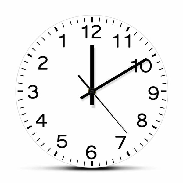 Anticlockwise Reverse Anti Wall Clock Countdown Simple Design Watch