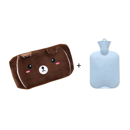 Hot Water Bottle Bag | Plush Waist Cover for Pain Relief