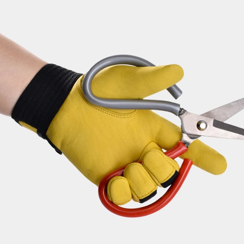 Men's Tough Grip Leather Work Gloves | Utility & Gardening