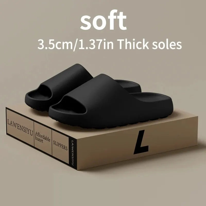 Thick-Sole Coconut Slippers - Non-Slip Summer Sandals