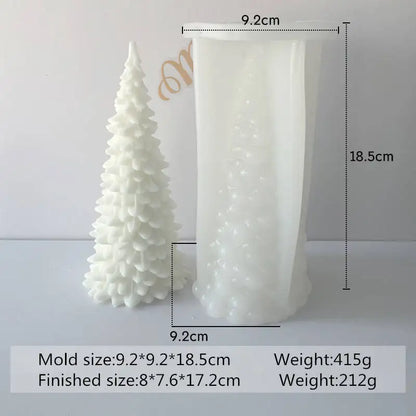 Christmas Tree Scented Candle Mold - DIY Soap & Plaster Ornament