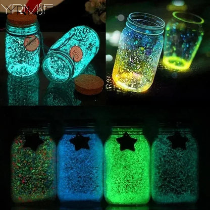 Luminous Sand Glow in Dark Pebbles Stone Garden Yard Outdoor Path Lawn Decorations